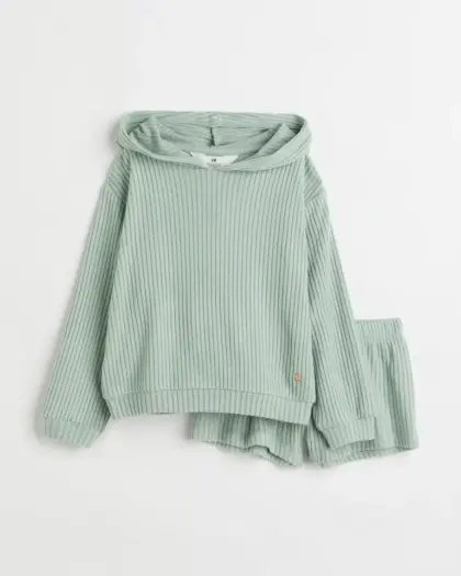 2-piece Set Light Green